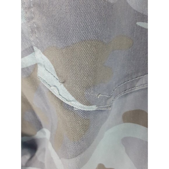 Gigi Moda Women's Blue Camo Mid Rise Straight Leg Jeans Pants Lightweight 30 - Picture 7 of 11